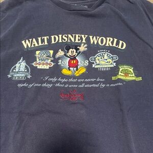 Vintage Walt Disney World 1928 patch no sleeve shirt
